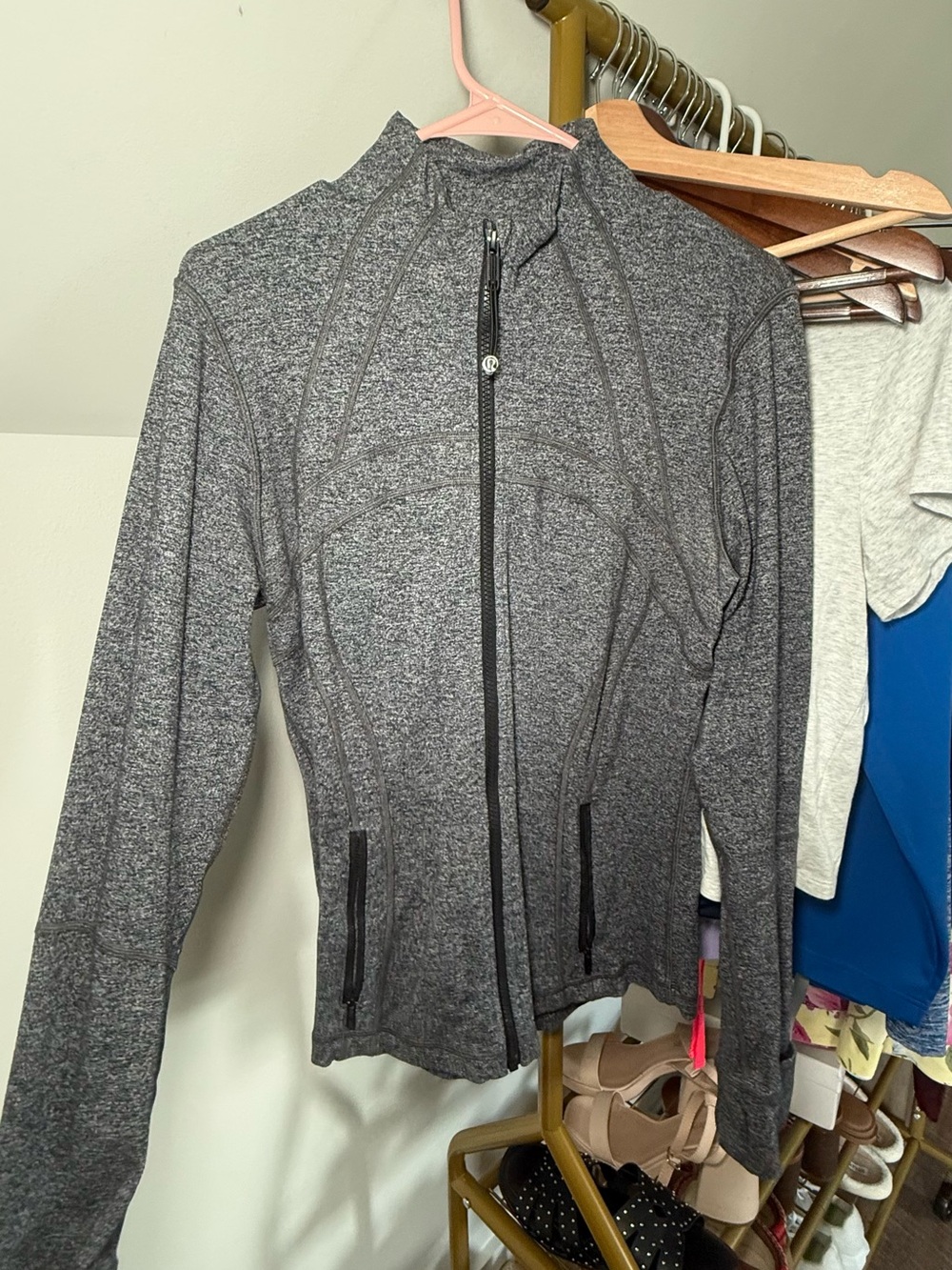 Lululemon Women's Gray Full-Zip Active Jacket